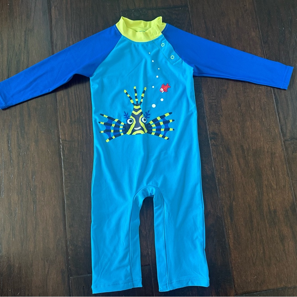 Coolibar UPF Swimsuit Rashguard 12-18M NEW